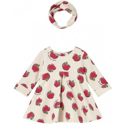Mayoral dívčí šaty DR čelenka jablíčka béžová červená – Hledejceny.cz