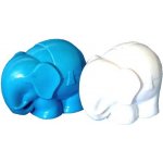 Pokladnička Slon plast 13cm 12m a mix barev – Zboží Dáma