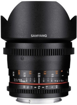 Samyang CINE 10mm T3,1 VDSLR ED AS NCS CS II Canon