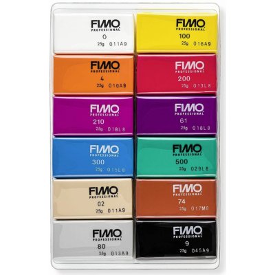 FIMO professional sada 12 barev 25 g BASIC – Sleviste.cz