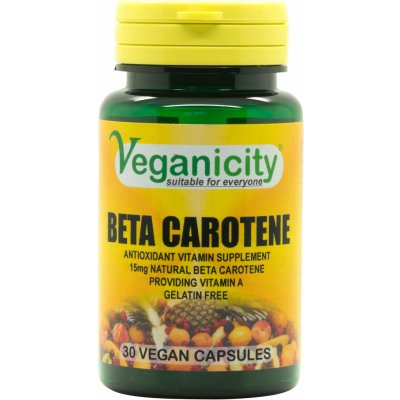 Veganicity Beta karoten 15 mg 30 kapslí – Hledejceny.cz