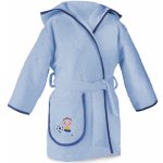 Veba Lotus Saly dětský župan nebeská modř s výšivkou Fotbalista tmavě modrá lemovka – Zboží Dáma Veba Lotus Saly dětský župan nebeská modř s výšivkou Fotbalista tmavě modrá lemovka – Zboží Dáma