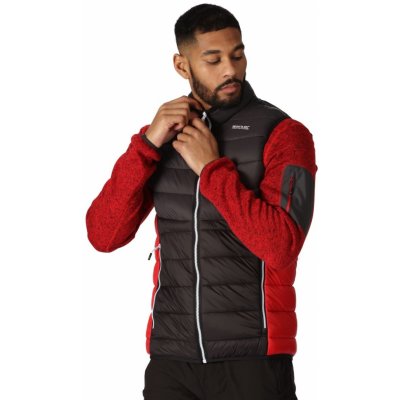 Regatta prošívaná vesta Harrock II šedá/červená – Zboží Dáma