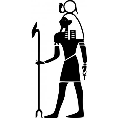 Merci-shop. Samolepka na zeď Egypt E 25 ( 14 cm x 30 cm ) – Zboží Mobilmania