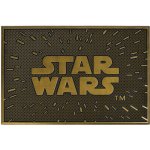 CurePink Gumová Star Wars Hvězdné války Logo (60 x 40 cm) hnědá [GP85535] – Zboží Mobilmania