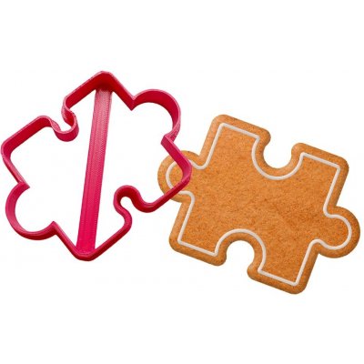 Vykrajovátko Puzzle 7,4 x 10,5 cm - 3D tisk - Dortmarket – Hledejceny.cz