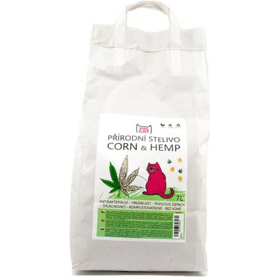 Rebel Cat přírodní hrudkující Corn & Hemp 7 l – Zboží Mobilmania