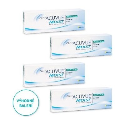 Johnson & Johnson 1-Day Acuvue Moist Multifocal 30 čoček 4 ks – Zboží Mobilmania