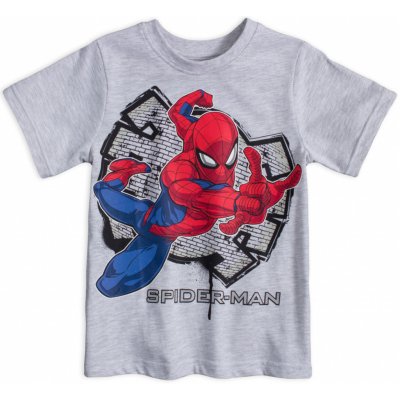 Chlapecké tričko MARVEL SPIDERMAN POWERFUL šedá – Zbozi.Blesk.cz