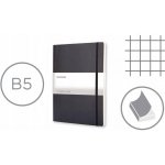 Moleskine Zápisník - měkké desky černý B5 čtverečkovaný – Zboží Dáma