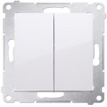 Simon DW6/2.01/X/11 řazení 6+6 přístroj s krytem 10AX 250V šroubové svorky bílá – Hledejceny.cz