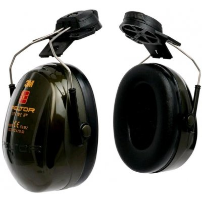 Mušlové chrániče sluchu 3M PELTOR H520P3E-410-GQ, na přilbu, 1 pár=2ks – Zbozi.Blesk.cz