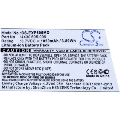 Cameron Sino Baterie pro Eppendorf Easypet 3 (ekv. 4430 605.009), 1050mAh CS-EXP605MD