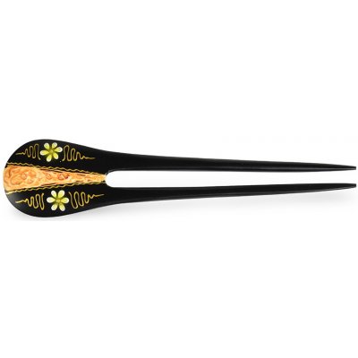 Jehlice do vlasů double gold Květy 02 - žluté – Zboží Dáma