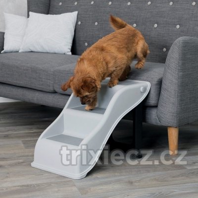 Trixie Protiskluzové schody vnitřní použití světle šed 34 x 39 x 54 cm – Hledejceny.cz