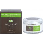 St James of London krém na holení Cedarwood & Clarysage150 ml – Zboží Mobilmania