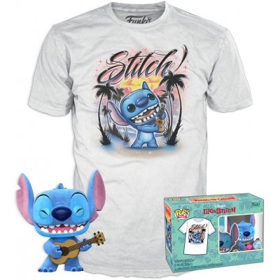 Funko Pop! Set Lilo And Stitch Ukelele Stitch Flocked tričko vel. L – Zbozi.Blesk.cz