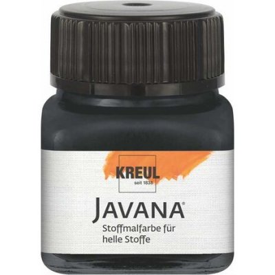 Barva na světlý textil Javana 20 ml černá – Zboží Mobilmania