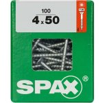 Spax Wirox Univerzální vrut T-Star plus, ø 4 × 50 mm, TX20, zápustná hlava, 100 ks 4191010400507 – Hledejceny.cz