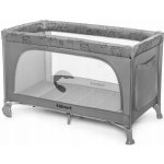 Kidnort Cestovní postýlka 68 x 128 odstínů šedé a stříbrné – Sleviste.cz