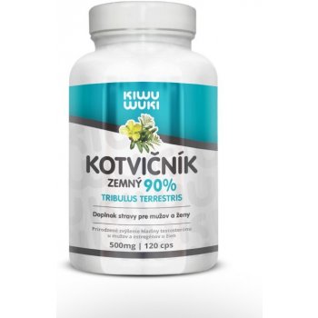 Kiwu WukiKotvičník zemní Tribulus Terrestris 90% extrakt 500 mg 120 ...