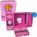 Euroswan Dívčí šperkovnice TLAPKOVÁ PATROLA SKYE skříňka s hracím strojkem růžová