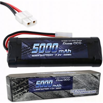 Gens Ace NiMH akumulátor s konektorem Tamiya 7,2V 5000 mAh – Zboží Mobilmania