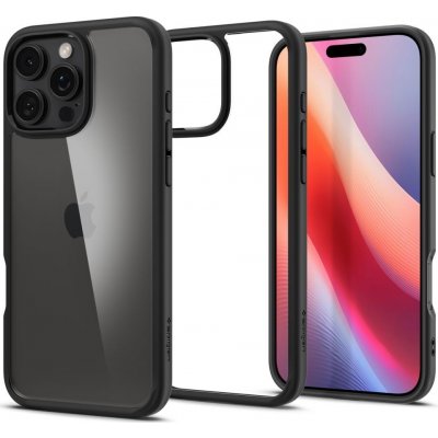 Spigen ULTRA HYBRID iPhone 16 Pro MATTE BLACK – Zboží Mobilmania