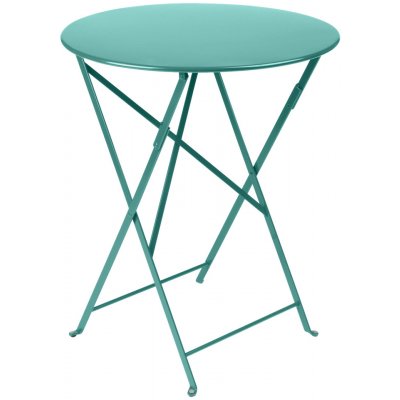 Fermob Skládací stolek BISTRO P.60 cm - lagoon blue (hladký povrch) – Hledejceny.cz