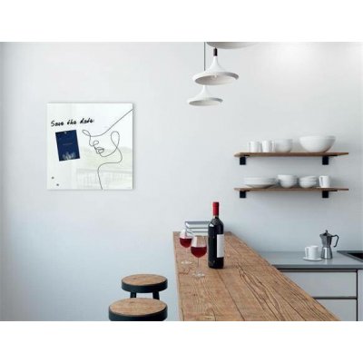 SIGEL Magnetická skleněná tabule 48 x 48 x 1,5 cm GL295 – Zboží Živě