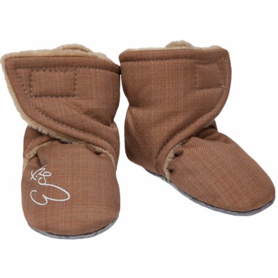 Esito capáčky barefoot Softshell Lamb hnědá – Hledejceny.cz