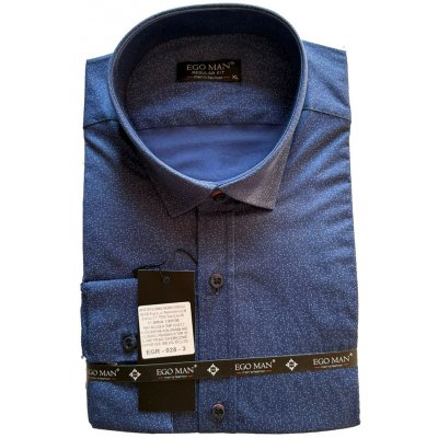 Ego man pánská košile regular fit EGR-025-3 tmavě modrá – Zboží Dáma