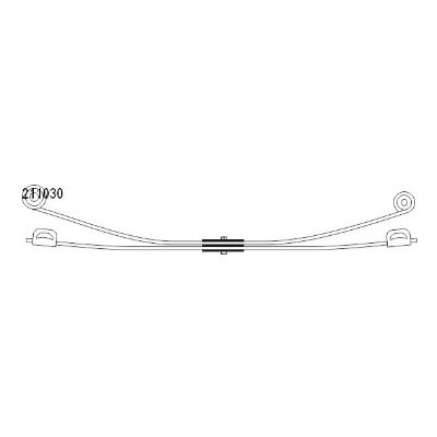 Listové pero Ford Transit Mk8 Mk9 dvojlisté 2014 - 2021 – Hledejceny.cz