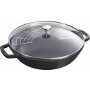 Staub Wok se skleněnou poklicí 30 cm