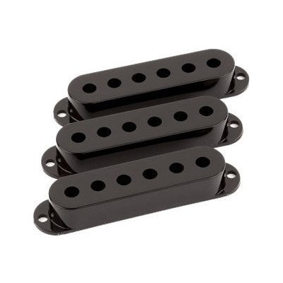 Kryt kytarového snímače Fender Pickup Covers Black Strat – Zboží Mobilmania