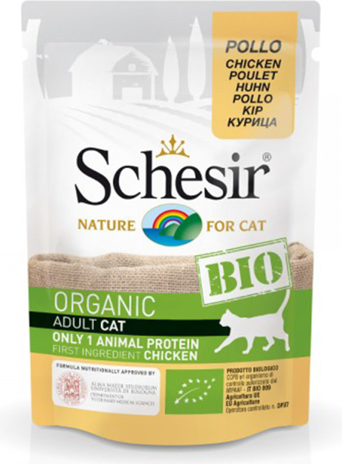 Schesir Cat Bio kuře 16 x 85 g