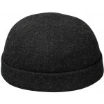 Fiebig Headwear since 1903 Vlněná šedá čepice Shetland melange Docker cap – Hledejceny.cz