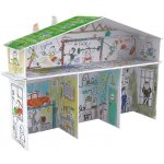 Monumi Domeček XXL pro chlapce skládačka k vymalování – Hledejceny.cz