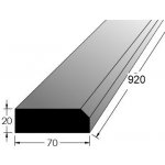 Dveřní práh s fazetou - BK 900x70