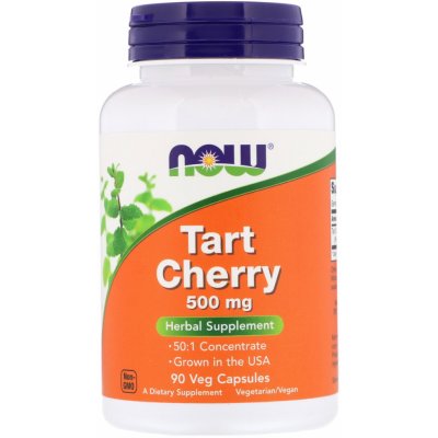 Now Foods Tart Cherry 500 mg 90 rostlinných kapslí