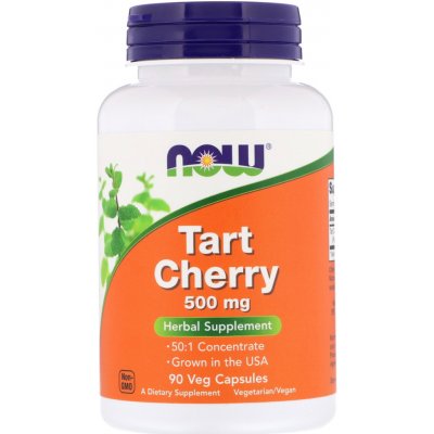 Now Foods Tart Cherry 500 mg 90 rostlinných kapslí – Hledejceny.cz