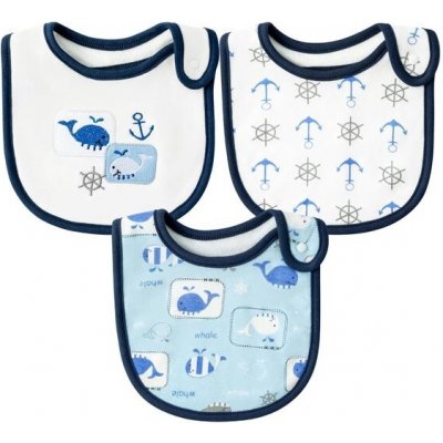 2ooya bavlněné savé dětské bryndáčky - 3 ks – Zboží Dáma