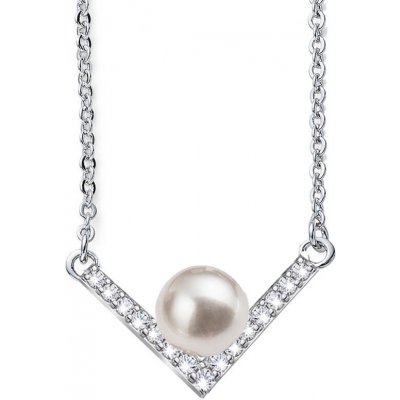 Oliver Weber Elegantní s perlou a krystaly Swarovski Point Pearl 12160