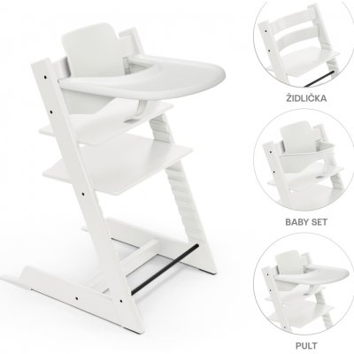 Stokke Set Tripp Trapp Baby set White – Sleviste.cz