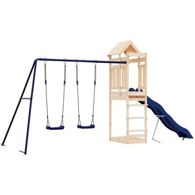 Shumee Dětské hřiště na zahradu 477 × 185 × 238 cm masivní borové dřevo – Zboží Dáma