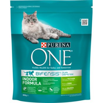 Purina ONE Indoor Formula krůtí 800 g