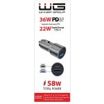 Winner autonabíječka USB-A/USB-C 36 W šedá (WINCL1USB1CGR) Autonabíječka – Sleviste.cz