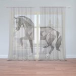 Sablio Záclony Kůň: 2ks 150x250cm – Hledejceny.cz