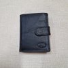Peněženka Pánská kožená peněženka se zapínáním černá