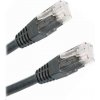 síťový kabel XtendLan PK-UTP5E-010-BLK Patch, Cat5E, UTP, 1m, černý